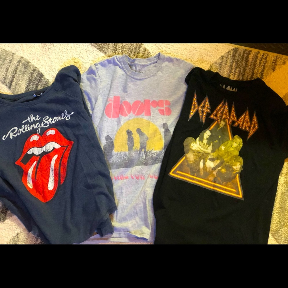 Concert Tee Lot! 🎵🎤🎧🎸🥁🎹